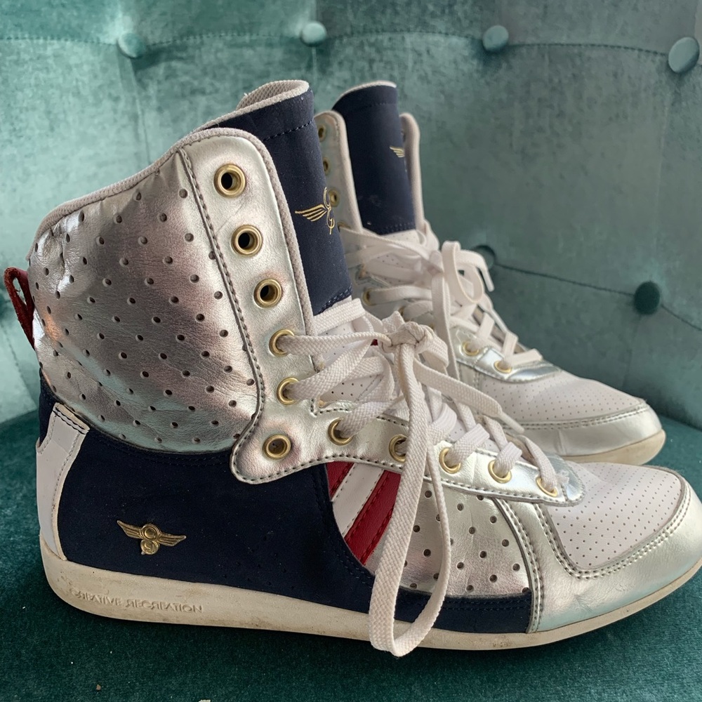 Creative Recreation High Top Sneakers Silver 8.5L